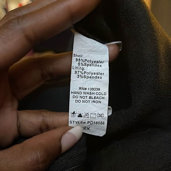 Plus Size Bell Sleeve Black Jumpsuit by DO+BE – Effortless Chic - Picture 2 of 2